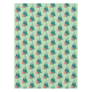 Holiday Evergreens Design Tablecloth