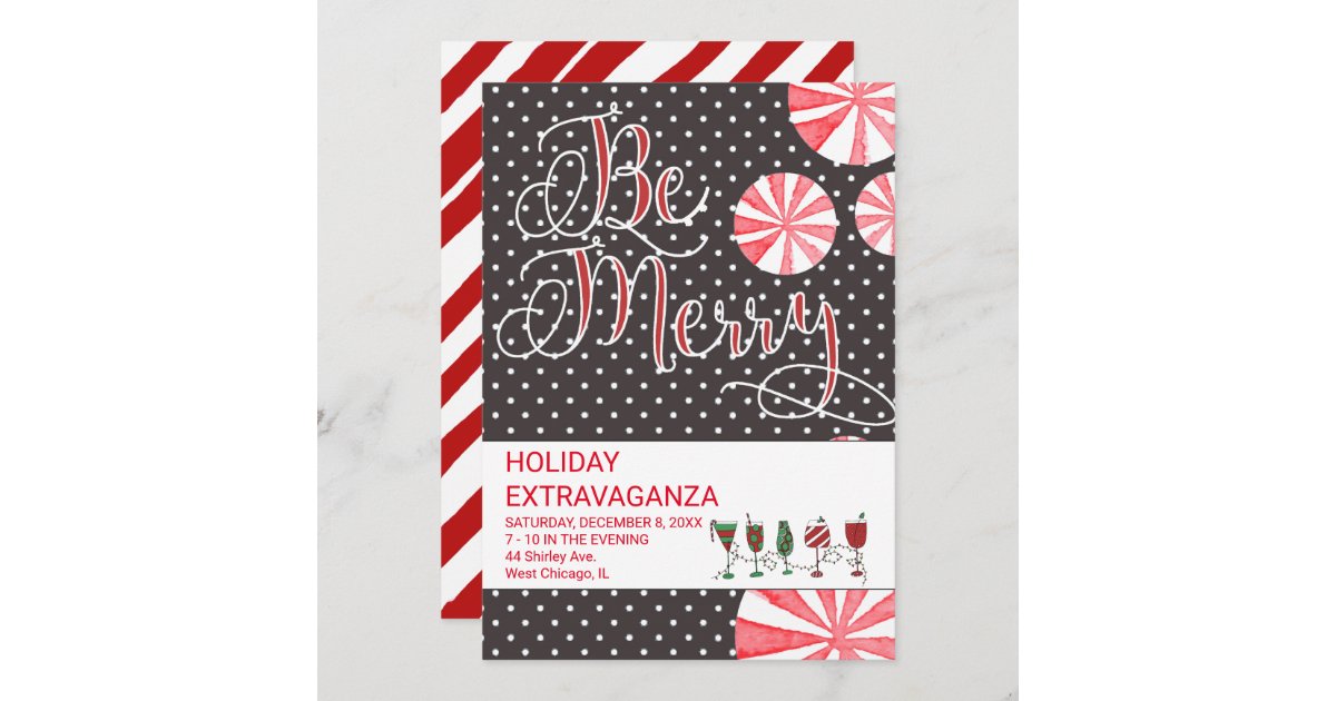 Holiday Extravaganza Party Invitation  Zazzle