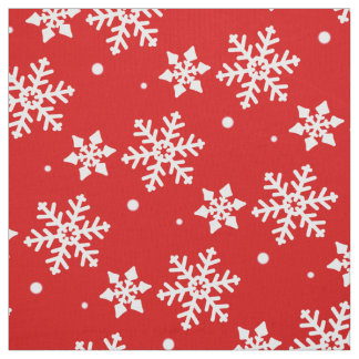 Holiday Fabric Christmas Snowflake Fabrics Custom
