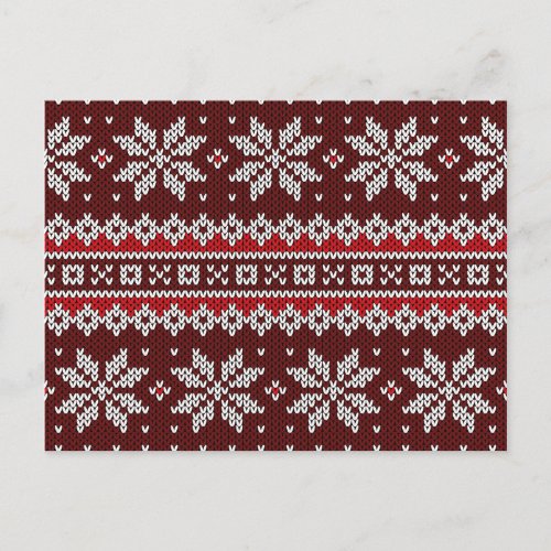 Holiday Fair Isle Knit Pattern