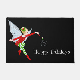 Holiday Fairy Doormat