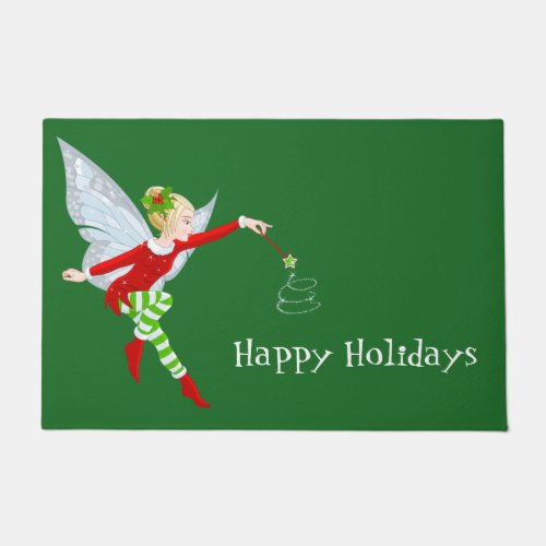 Holiday Fairy Doormat