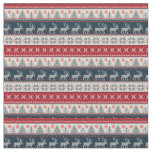 Holiday Faux Knit Pattern Christmas Fabric