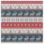 Holiday Faux Knit Pattern Christmas Fabric