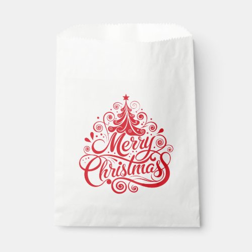Holiday favor bag