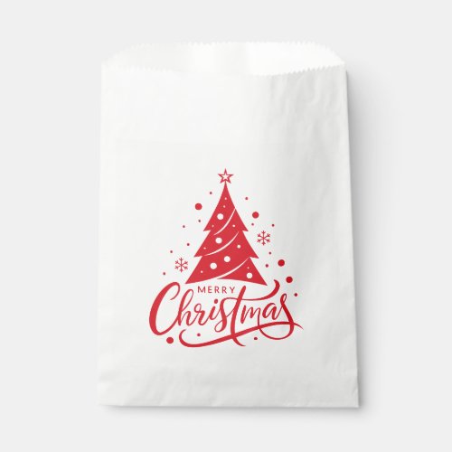 Holiday favor bag