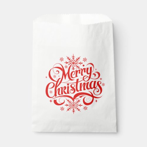 Holiday favor bag