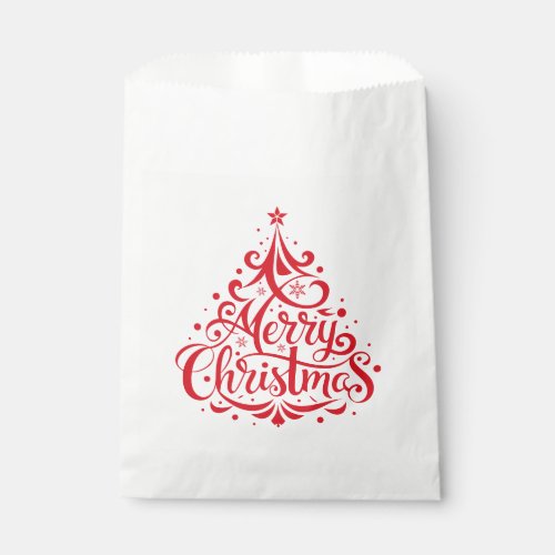Holiday favor bag