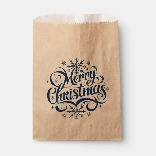 Holiday favor bag
