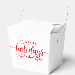 Holiday Favor Gift Box