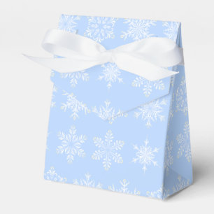 Holiday Favor Treat Box-Snowflakes Favor Boxes