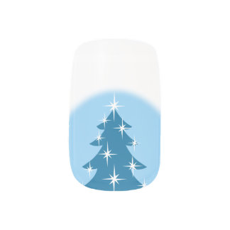 Holiday Fingernails Christmas Tree Nail Decals