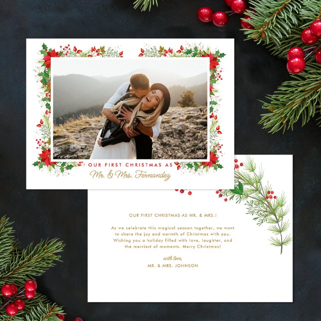 Holiday First Christmas Married Card (Creator Uploaded)