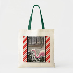 Holiday Flamingo Tote Bag