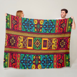 Holiday fleece blanket