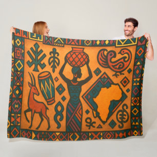 Holiday fleece blanket