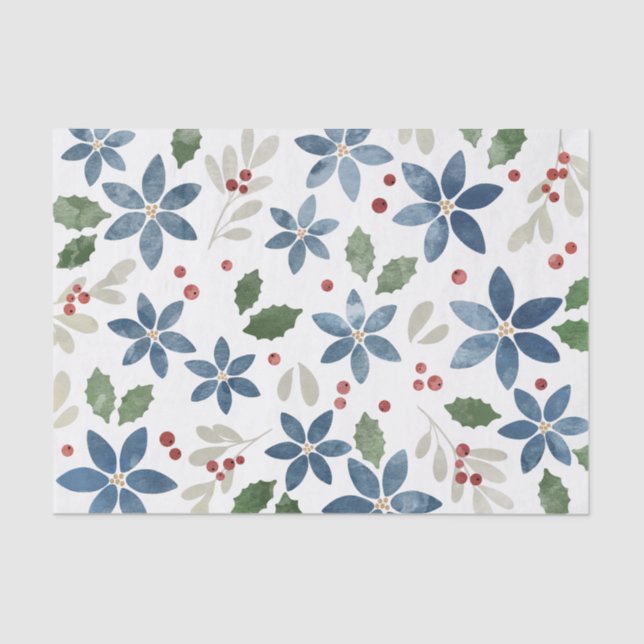 Holiday Floral Tissue Paper (Front)