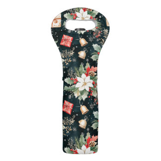 Holiday Florals & Gifts Wine Bag