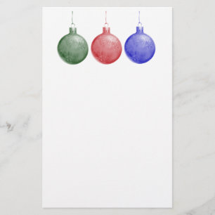 Holiday Flyer - Christmas Ornaments