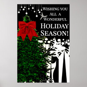 HOLIDAY FOAM BOARD POSTER