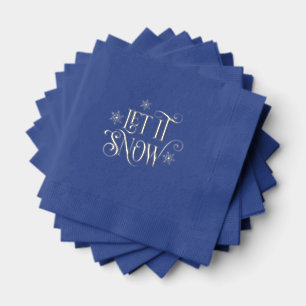 Holiday Foil Napkins