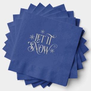 Holiday Foil Napkins
