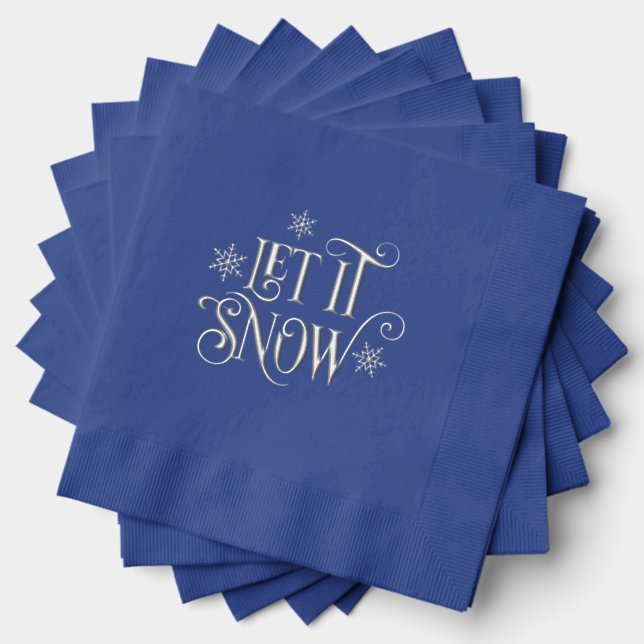 Holiday Foil Napkins (Insitu (Stacked))