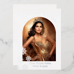 Holiday Foil Photo Card
