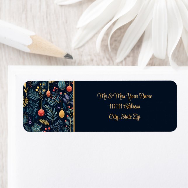 Holiday Foliage  Label (Insitu)