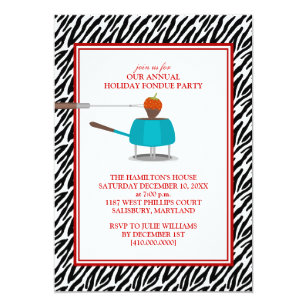 Fondue Party Invitations Zazzle