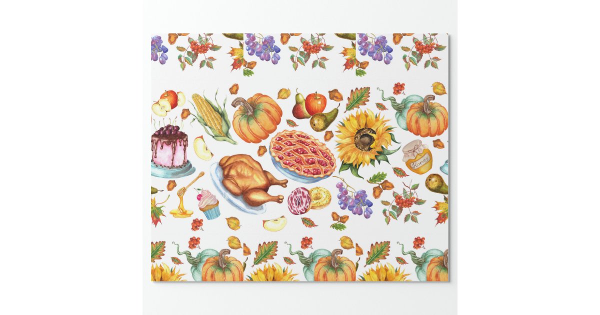 Food Wrapping Paper, Holidays 2022, Zazzle