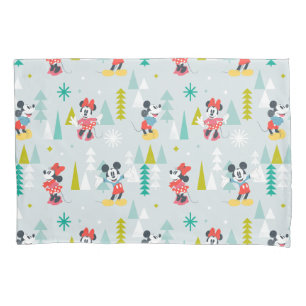 Holiday For All   Mickey & Minnie Christmas Pillow Case