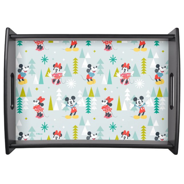 Holiday For All | Mickey & Minnie Christmas Serving Tray (Front)