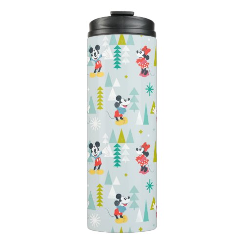 Holiday For All  Mickey  Minnie Christmas Thermal Tumbler