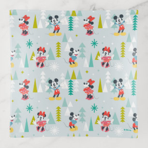 Holiday For All Mickey & Minnie Christmas Trinket Tray