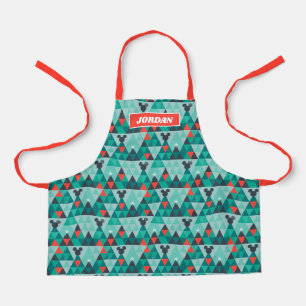 Holiday For All   Retro Christmas Pattern Apron