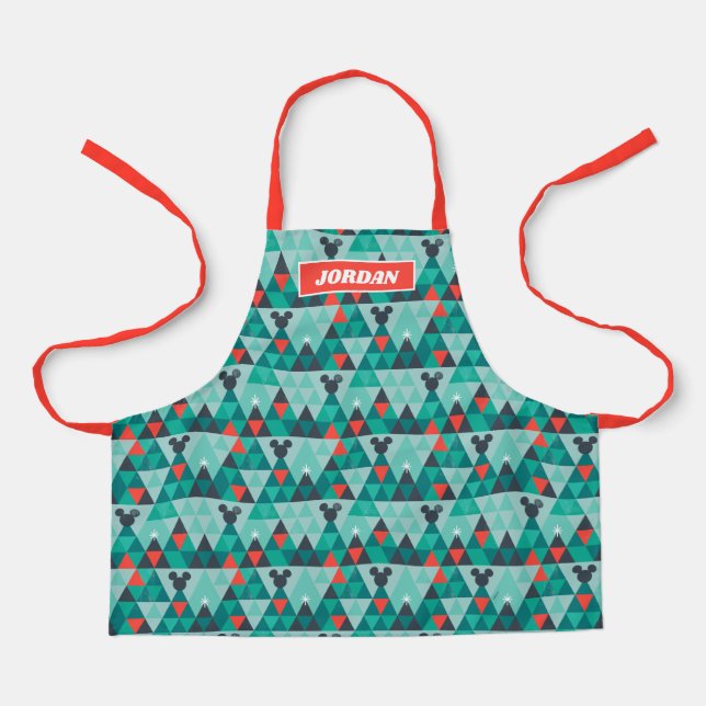 Holiday For All | Retro Christmas Pattern Apron (Front)