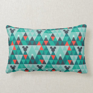 Holiday For All Retro Christmas Pattern Lumbar Pillow