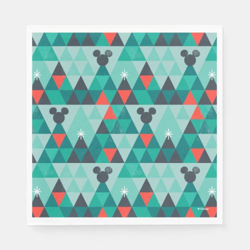 Holiday For All  Retro Christmas Pattern Napkins
