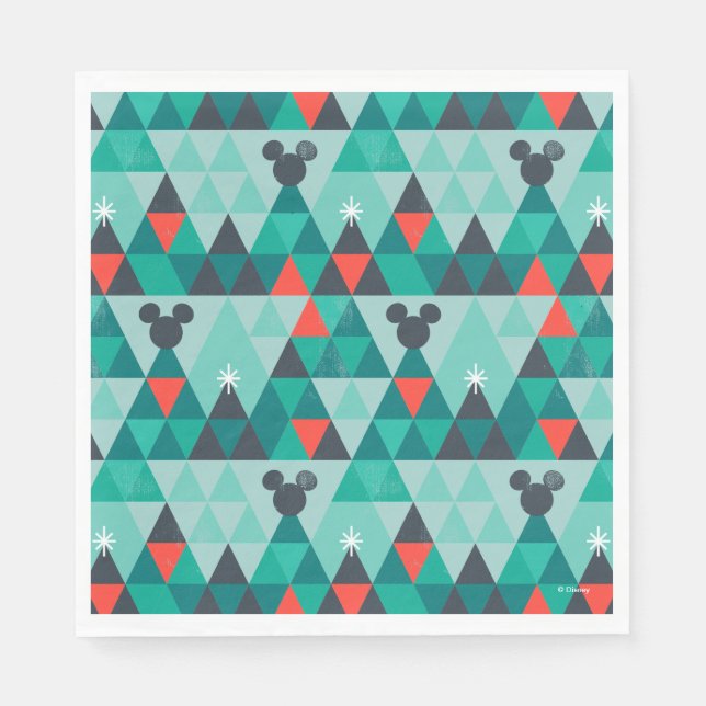 Holiday For All | Retro Christmas Pattern Napkins (Front)