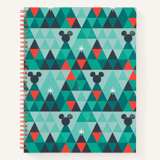 Holiday For All | Retro Christmas Pattern Notebook (Front)