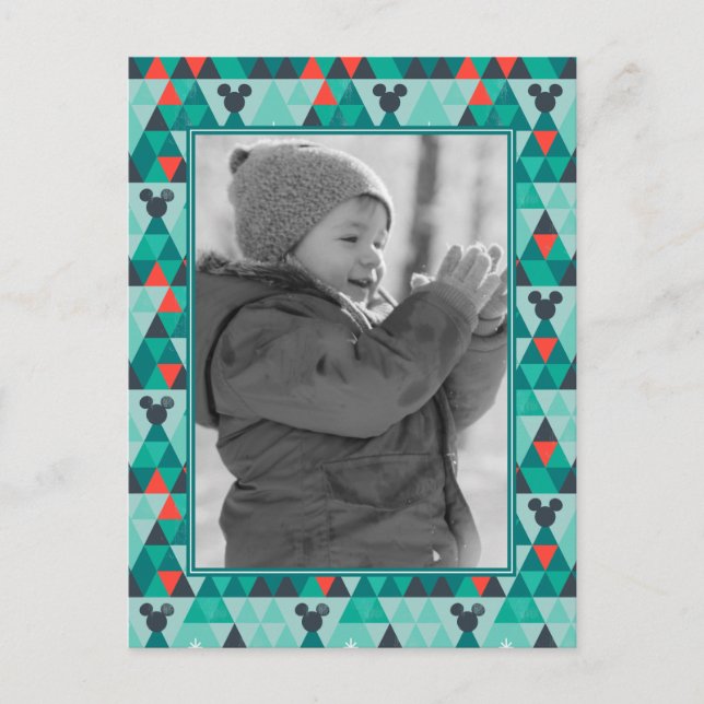 Holiday For All | Retro Christmas Pattern Postcard (Front)