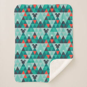 Holiday For All   Retro Christmas Pattern Sherpa Blanket