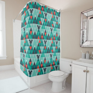 Holiday For All   Retro Christmas Pattern Shower Curtain