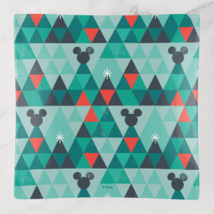 Holiday For All Retro Christmas Pattern Trinket Tray