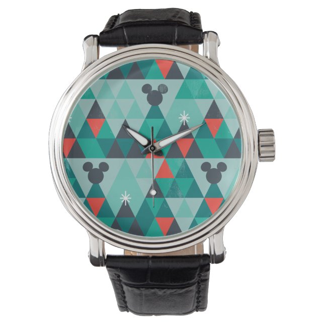 Holiday For All | Retro Christmas Pattern Watch (Front)