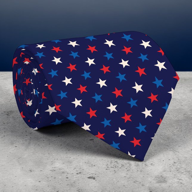 Holiday - Fourth of July Stars Necktie (Creator Uploaded)