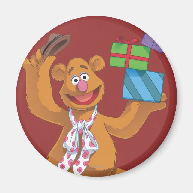 Holiday Fozzie the Bear 2 Magnet (Front)