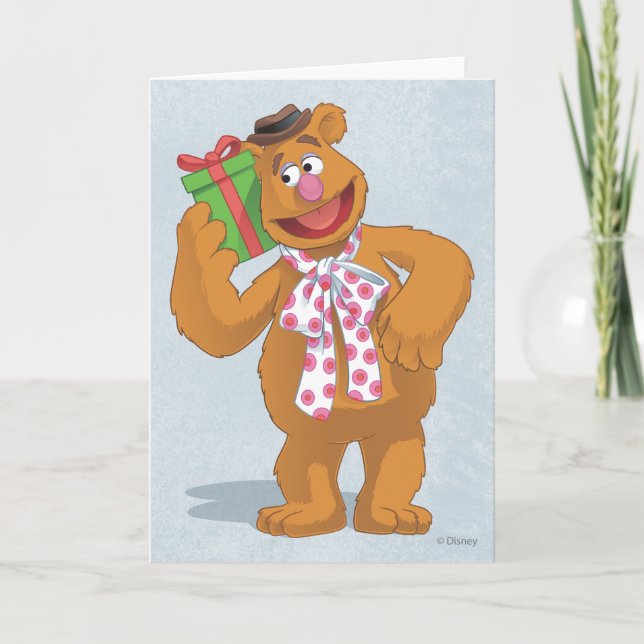 Holiday Fozzie the Bear Card (Front)