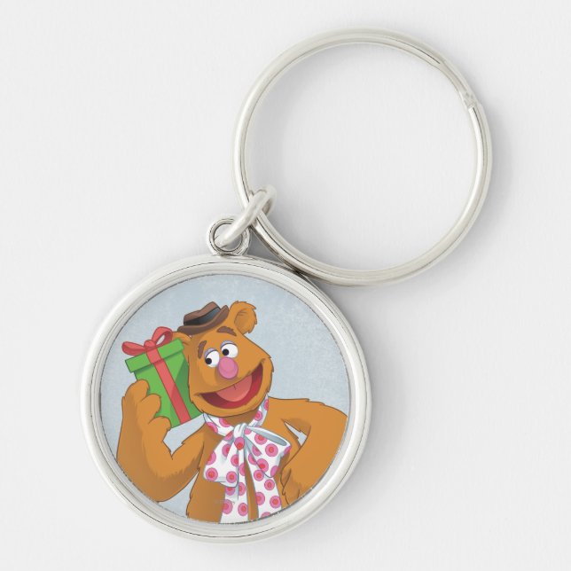 Holiday Fozzie the Bear Keychain (Front)